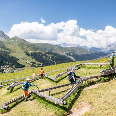 Grösste Murmelbahn der Schweiz in Lenzerheide | © Johannes Fredheim/Ferienregion Lenzerheide