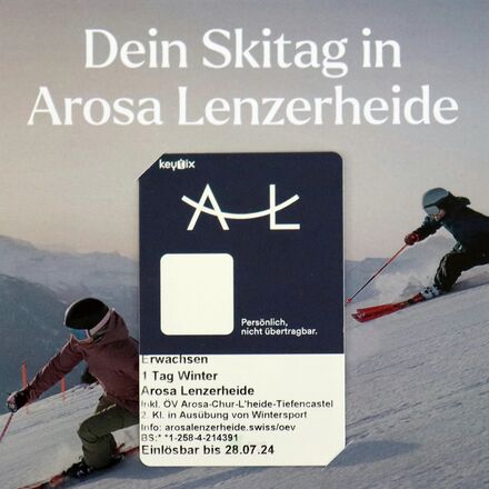 Geschenkgutschein Skipass Skigebiet Arosa Lenzerheide